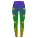 thumbnail image 3 of MKLEKYY Leggings deportivos casuales de yoga con estampado de carnaval para mujer, leggings de moda, 3 of 3