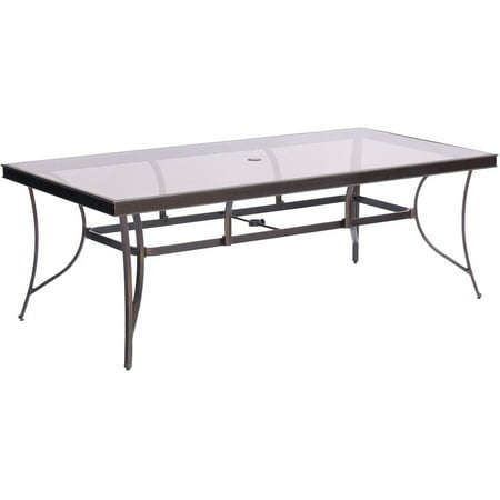 Hanover Monaco 9-Piece Outdoor Patio Dining Set with Aluminum Framed Chairs and Glass Table, Seats 8