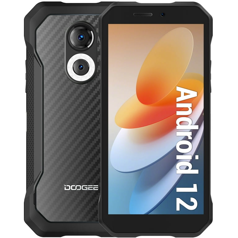 DOOGEE S61 Rugged Smartphone Android 12, Rugged Mobile Phone 6GB+64GB 6.0  HD+ Display, 4G Mobile Phone NFC, IP68 Waterproof, Kevlar 