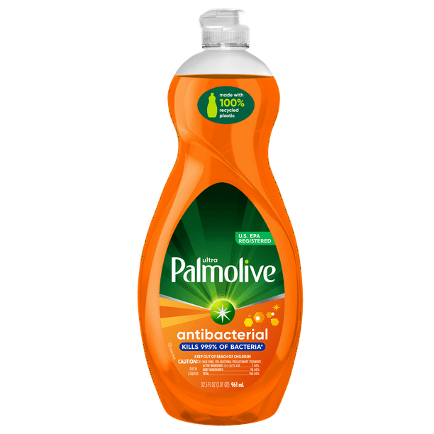 Palmolive Ultra Antibacterial Liquid Dish Soap, Orange Scent, 32.5 fl