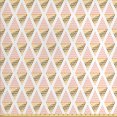 thumbnail image 1 of Geometric Fabric by the Yard, Creative Design Modern Rhombus Pattern with Tiny Triangles, Upholstery Fabric for Dining Chairs Home Decor Accents, Blush Pale Orange by Ambesonne, 1 of 4