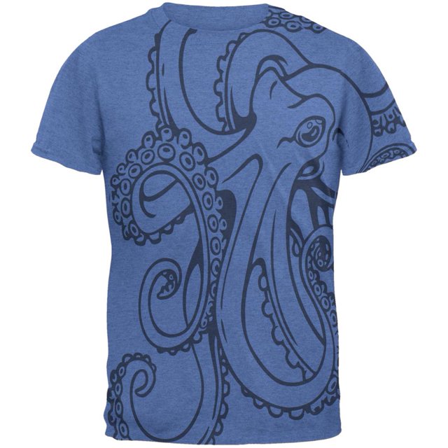 Octopus Outline Mens T Shirt