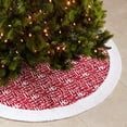 thumbnail image 3 of SARO 2525.R72R Jupe de Sapin de Noël Ronde Rouge Ho Ho Ho 72 Po, 3 of 3