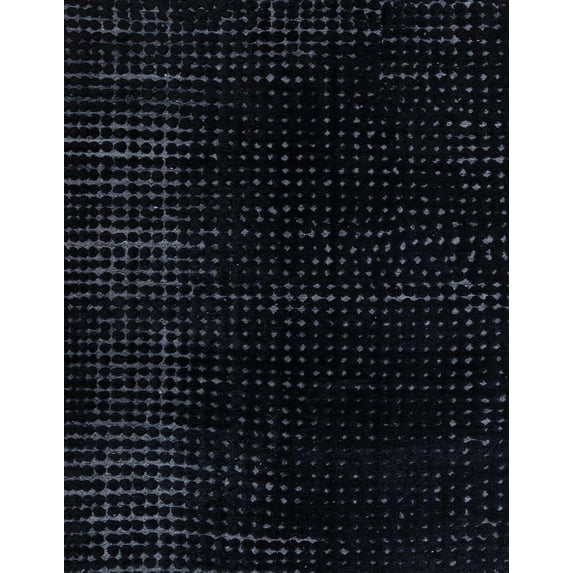 Ahgly Company Indoor Rectangle Abstract Dark Slate Gray Green Abstract Area Rugs, 7' x 10'
