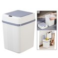 thumbnail image 6 of Touchless Trash Can W/ Lid Battery Operated Modern Rubbish Can for Household Bathroom - White, 6 of 8