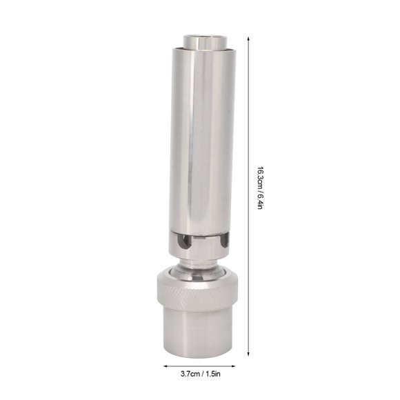 Adjustable Stainless Steel Fountain Nozzle, White Jade Color Water Column for Garden, Pond, Square, Plaza