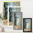 thumbnail image 4 of Designart 'Autumn in Misty Forest' Lake House Framed Art Print, 4 of 4