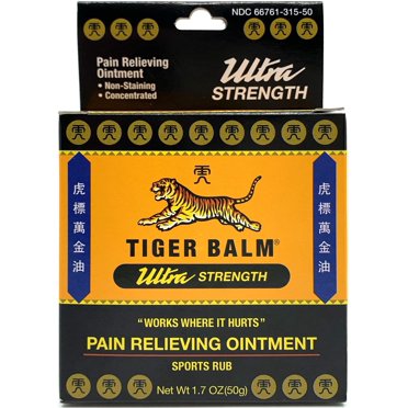 TIGER BALM Pain Relieving Ultra Strength, 10g – Soothing Ointment