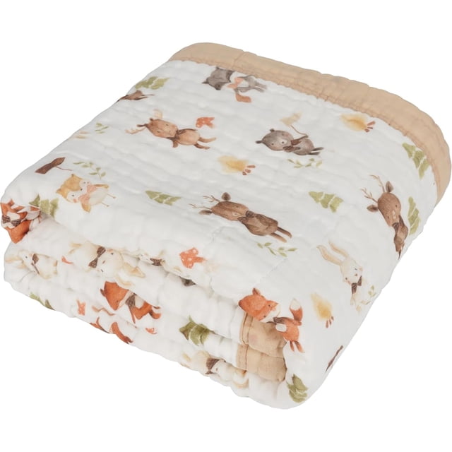 Manta de muselina de algodón orgánico para bebé Natchiketa Soft Quilt