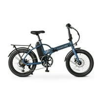 Concord 20" Urbanfold Electric Folding Bike, 36V, Class 2, Blue, Fits Riders 4'11" - 6'2", Adult, Unisex
