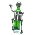 thumbnail image 1 of Three Star ZB610 Wine Bottle Holder - Football Player, 1 of 1