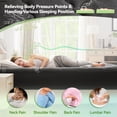 thumbnail image 6 of BDEUS Mattress Topper Queen for Back Pain,Bamboo Mattress Pad Cover,Mattress Pad,8-21" Deep Elastic Pocket, Plush Soft Down，Grey, 6 of 13