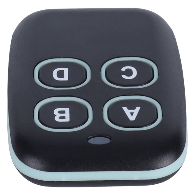 AKK200803 433MHz Control remoto de aprendizaje de 4 teclas Control remoto inalámbrico universal portátil para puerta de garaje de automóvil