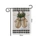 thumbnail image 2 of Bandera navideña de invierno para jardín, impresión digital de lino a doble cara, 2 of 5