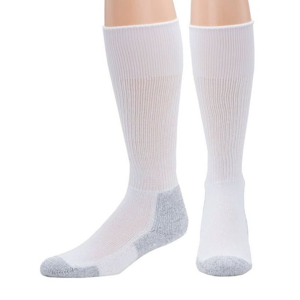 Boot Doctor - Boot Doctor 0499105-XL Mens OTC Socks, White - Extra ...