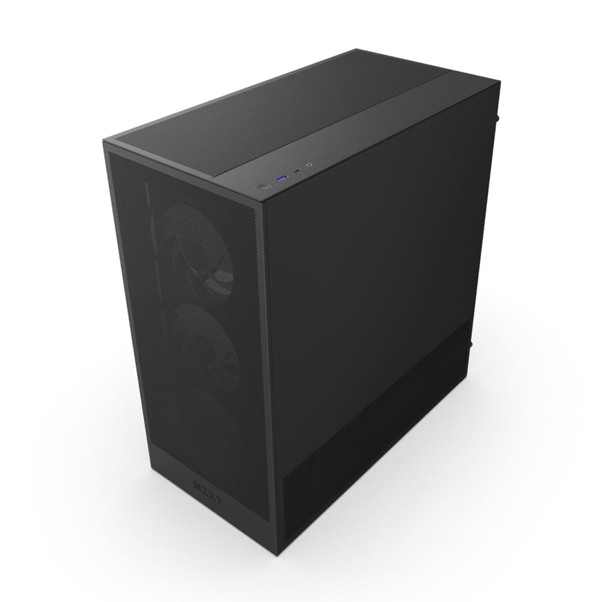 NZXT H Series H5 Flow 2024 RGB Edition ATX Mid Tower Chassis All Black Color