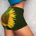 thumbnail image 5 of Yiaed Sunflower Print Women's Athletic Shorts Running Shorts Sporty Short High Waisted Elastic Workout Shorts for Yoga Gym Running & Sports -XX-Large, 5 of 8