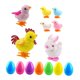 thumbnail image 1 of Juguetes de cuerda de Pascua,Juguetes de cuerda de Pascua y conejitos de cuerda,Rellenos para cestas de Pascua para niños y niñas,Juguetes de peluche de pollito para fiestas,relleno, 1 of 8