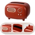 thumbnail image 3 of Caja de pañuelos de radio, caja de pañuelos vintage creativa., 3 of 5