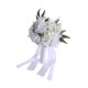 thumbnail image 4 of Ramo de novia de boda, flores artificiales, rústico, versátil, romántico, para novia. Blanco, 4 of 9