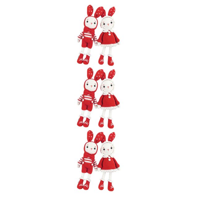 Matsuzay Crochet Kit for Beginner Cute Rabbits Hook, Accessories Includes Yarn, Type1 NO1