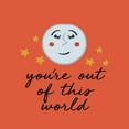 thumbnail image 4 of Ani Del Sol 15x15 Black Modern Wood Framed Wall Art Titled - Youre Out Of This World, 4 of 6