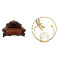 thumbnail image 1 of Escultura De Bola De Cristal En Miniatura Para Sofá, Silla Individual, Modelo De Metal, Figura De Bricolaje, Accesorio De Escritorio, Adorno En Miniatura Para Habitación, Estatua, Soporte, 1 of 8