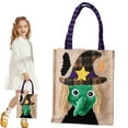 thumbnail image 2 of ​​ZCSKFIN Halloween Reusable Burlap Treat Bags Pumpkin Witch Skeleton Designs Festive Trick-or-Treat Candy Collection Eco-Friendly Party Favor Accessory Decorations, 2 of 9
