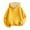 Yellow, variant on Kids Sherpa Lined Hoodie Sweatshirt Warm Winter Pullover Long Sleeve For Boys Girls