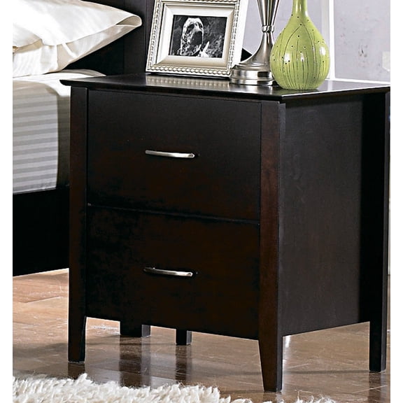 Lexicon Lenior Asian Hardwood Nightstand in Gray