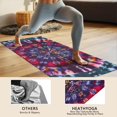 thumbnail image 4 of Colorful Tie Dye Pattern Hot Yoga Mat Towel Non Slip for Hot Yoga - Quick-Drying Yoga Mat Cover with 4 Corner Pockets with Travel Bag - Hot Yoga Towel Non Slip 74"x26", 4 of 6