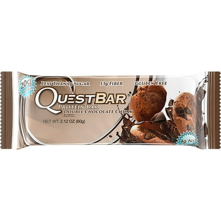 Quest Protein Bar, Double Chocolate Chunk, 20g Protein, 12 Ct