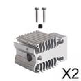 thumbnail image 1 of Disipador de calor para impresora,Disipador de calor para extrusora Aluminio Profesional Robusto,Disipador de calor para extrusora Disipación rápida portátil,Bloque de disipación de calor, 1 of 8