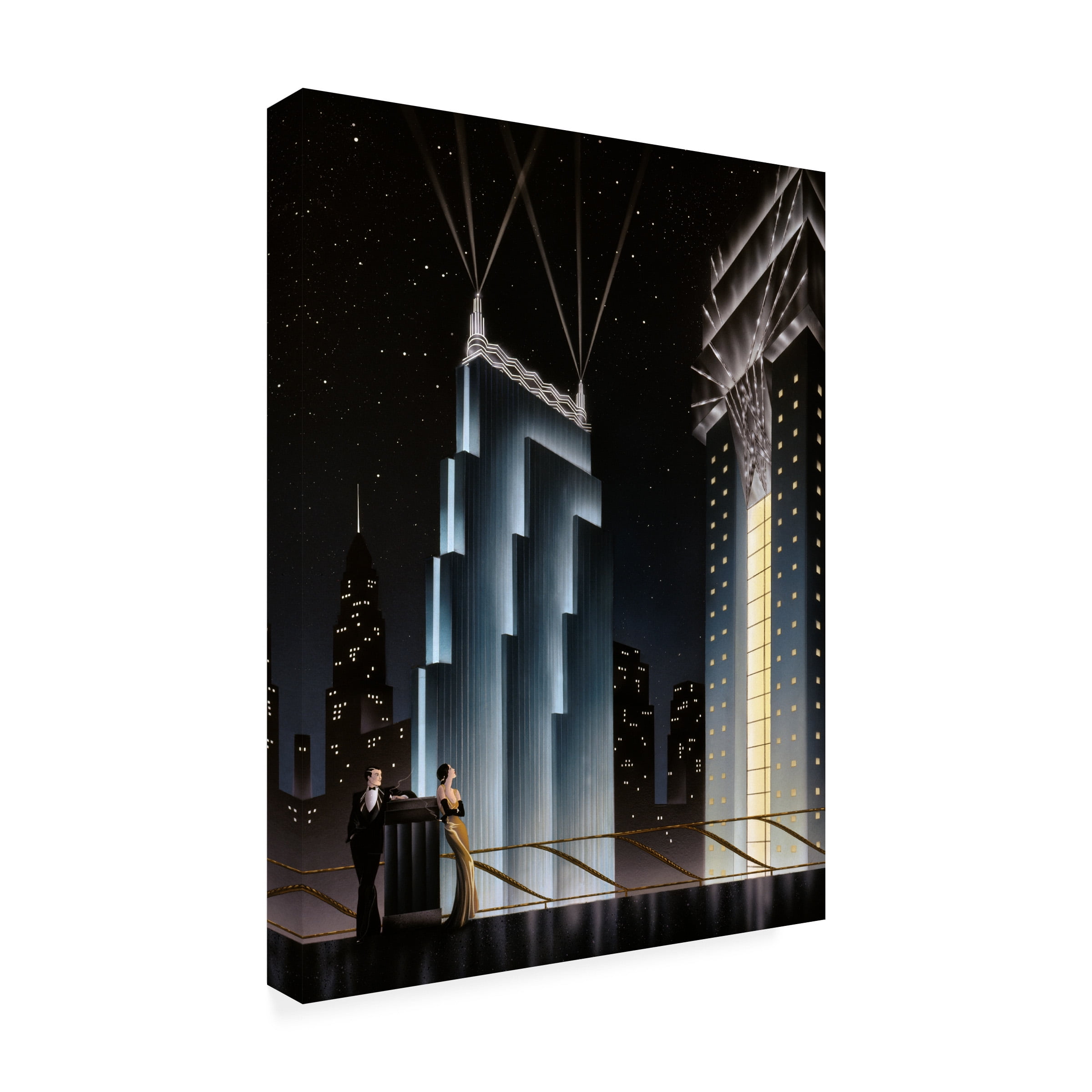 Robert Hoppe 'Into the Night' Canvas Art