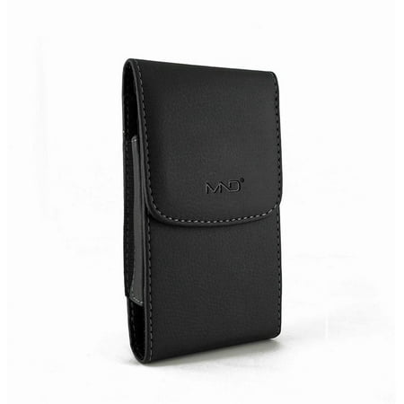 Generation Skin Cover - Vertical Leather Case Belt Clip Pouch Holster Sleeve for Samsung Galaxy S10 5G, Note 9, Note 8 (Fits Phone w/ a Slim Skin or Cover on)