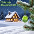 thumbnail image 4 of 12PCS Lime Green Christmas Ornaments DIY Balls, Plastic Hanging Balls Decor for Christmas Tree Xmas Home Holiday Party Decor, 4 of 7