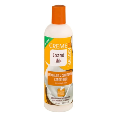 Creme Of Nature Detangling & Conditioning Conditioner For Normal Hair Coconut Milk, 12.0 FL
