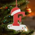 thumbnail image 2 of cbzote Letter Christmas Decorations Ornaments Set 26 Festive Home Hanging Alphabet Tree Holiday Party Supply, 2 of 8