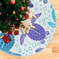 thumbnail image 5 of FMSHPON Turtle Xmas Christmas Tree Skirt Stand Mat for Holiday Party Decoration Indoor Outdoor 36 inches, 5 of 6