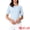 Sky Blue, variant on DARING DIVA Women's Tweed Top Round Neck Short Sleeve Pullover Blouse M Black
