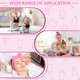 thumbnail image 5 of Banda para el cabello con nudo, diadema de maquillaje suave, banda para el cabello de lana coral, diadema para lavado de cara, diadema de spa, diadema elástica para mujeres y niñas, 1 pieza (rosa), 5 of 5