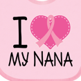 thumbnail image 4 of Inktastic Breast Cancer Nana Boys or Girls Baby Bib, 4 of 4