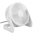 thumbnail image 2 of Ventilador USB de 360 grados, silencioso y regulable, portátil, 5 V, 2,5 W, 13 x 13 x 10 cm, de plástico, para oficina y viajes., 2 of 14