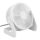 thumbnail image 2 of Ventilador USB de 360 grados, funcionamiento silencioso regulable, portátil, 5V, 2,5 W, 13x13x10cm, ventilador de mesa de plástico para viajes de oficina, 2 of 8