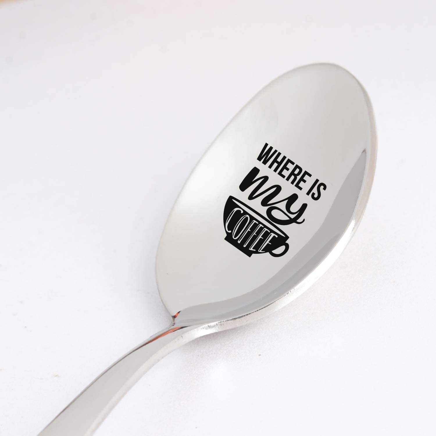 Hello Honey Spoon Engraved Stainless Steel for Women Men Coffee Lover Gift for Birthday/Valentine/Anniversary/Christmas Best Gifts for Girlfriend Wife Dad Husband Boyfriend Friends 