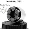 thumbnail image 1 of Adjustable 10-19mm Universal Socket Wrench - 3/8 Inch Drive, Chrome Molybdenum Steel Construction - One-Hand Operation, Replaces 30+ Sockets, Ideal for Damaged/Rusted Nuts & Bolts, High Torsion, 1 of 6