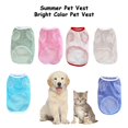 thumbnail image 6 of TNOBHG Soft Pet Vest Pet Vest Breathable Mesh Dog Vest Solid Color Comfortable Cat Shirt Soft Pet Summer Clothes Pet Supplies, 6 of 8