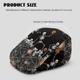 thumbnail image 3 of CHAQLIN Halloween All-Match Newsboy Hat Featuring Skeleton Web Pumpkin, Wrinkle-Resistant Adjustable Polyester Forward Hat for All-Season Outdoor Street Wear, 3 of 3
