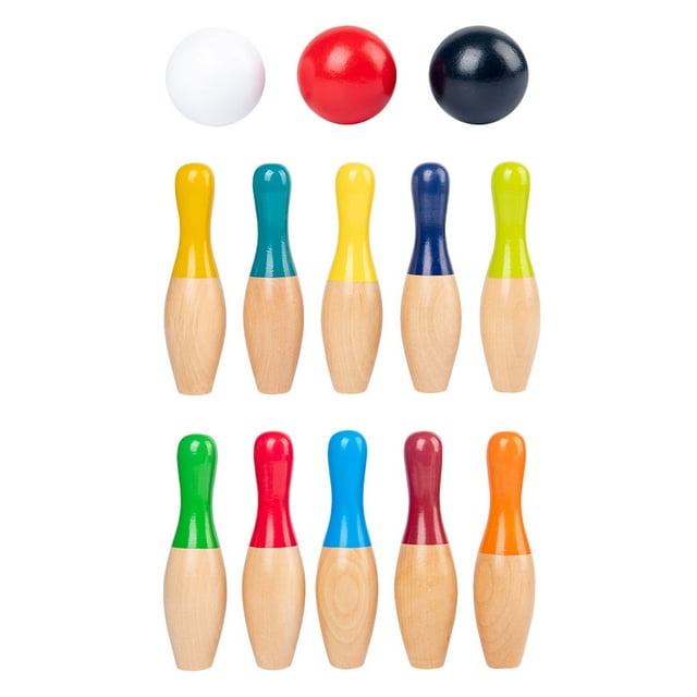 KAKOWELY Mini Jeu de Quilles Équipement de Jeu de Quilles Interactif 1 Ensemble