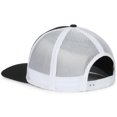 thumbnail image 6 of Outdoor Cap OC503M Moisture Wicking Polyester Front Panels-Black/Prism, 6 of 8
